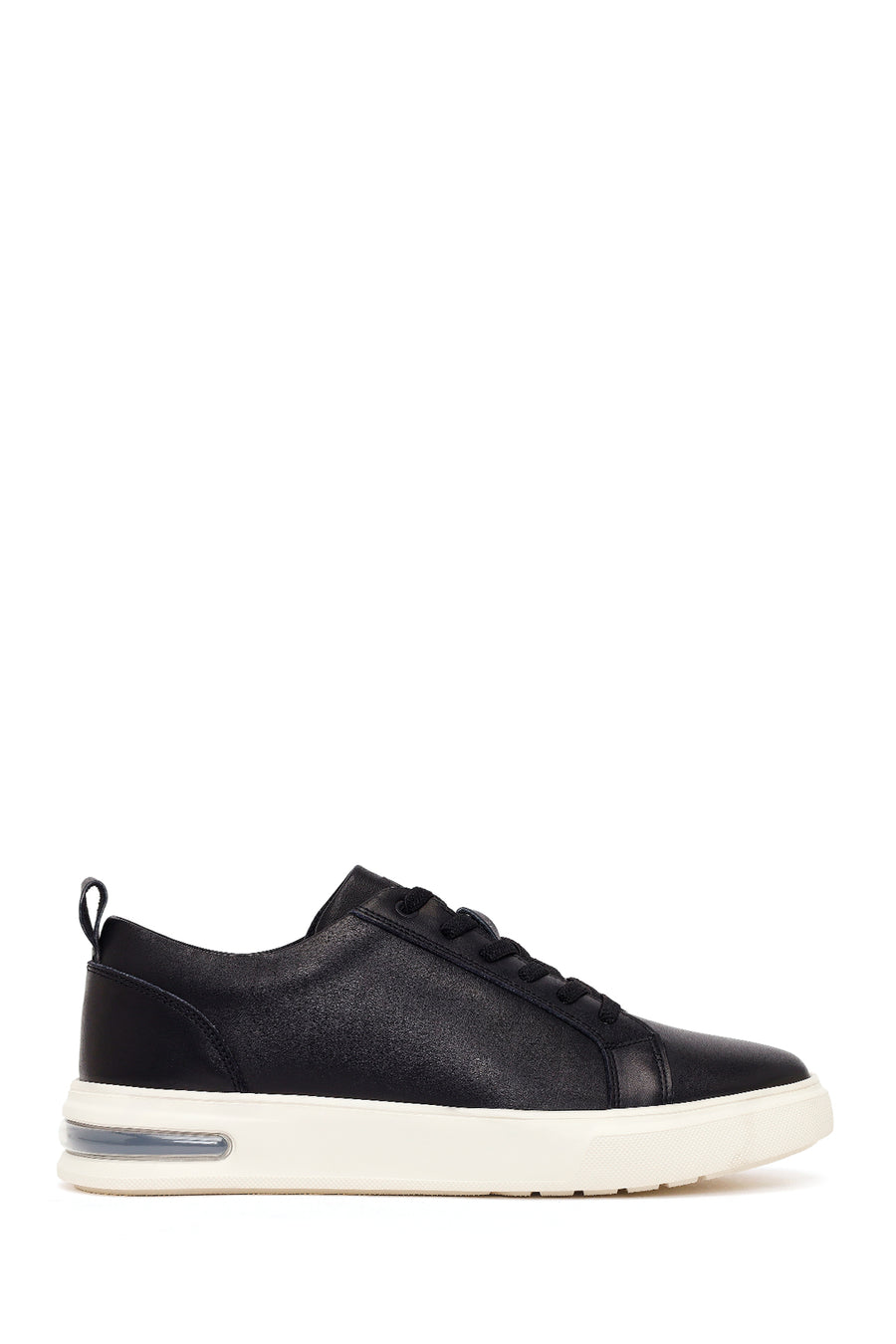 Male Black Lace-Up Leather Sneaker 26SFD680518 | Derimod