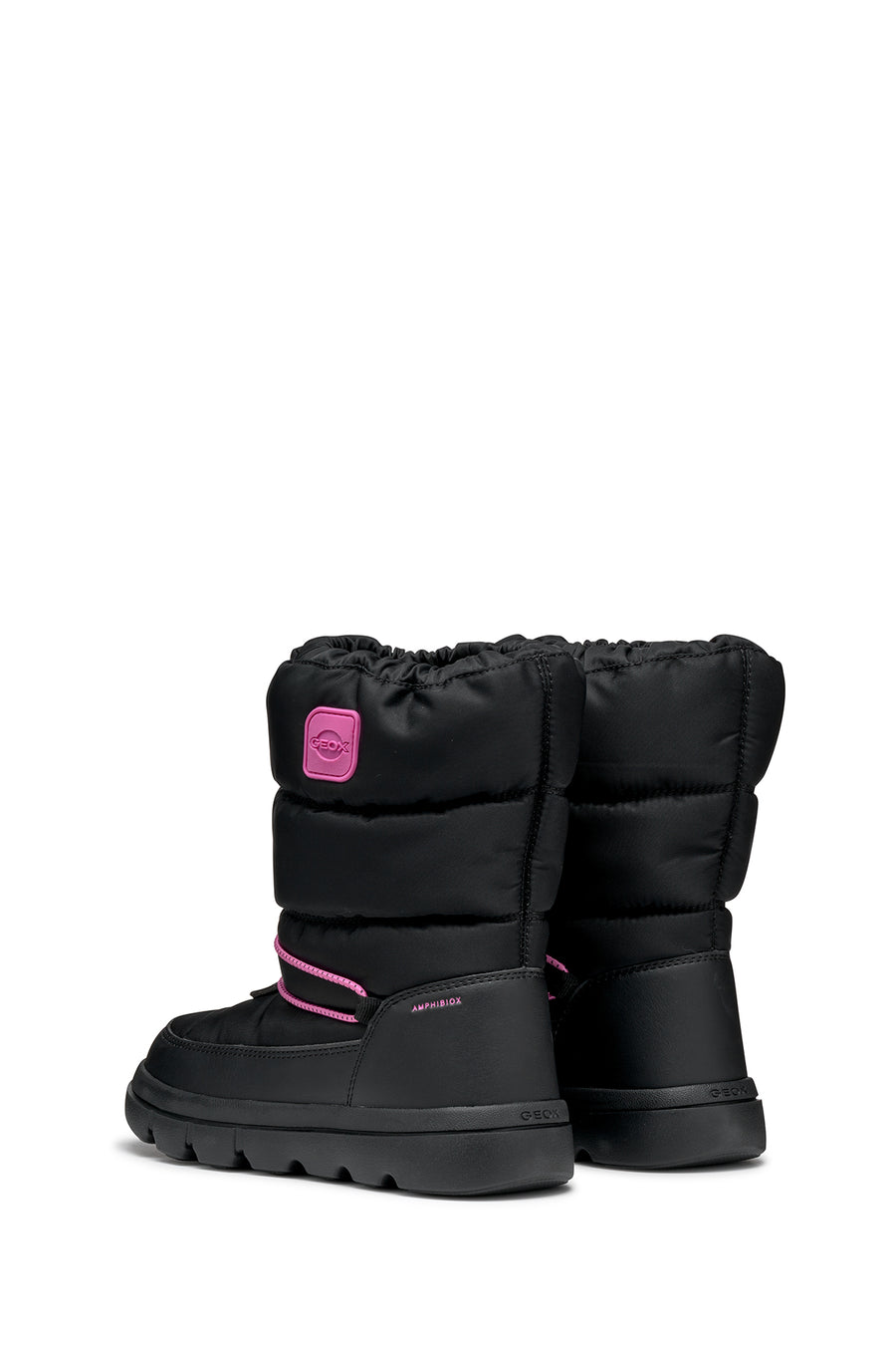 Geox Girls Black Willaboom Abx Waterproof Outdoor Boots