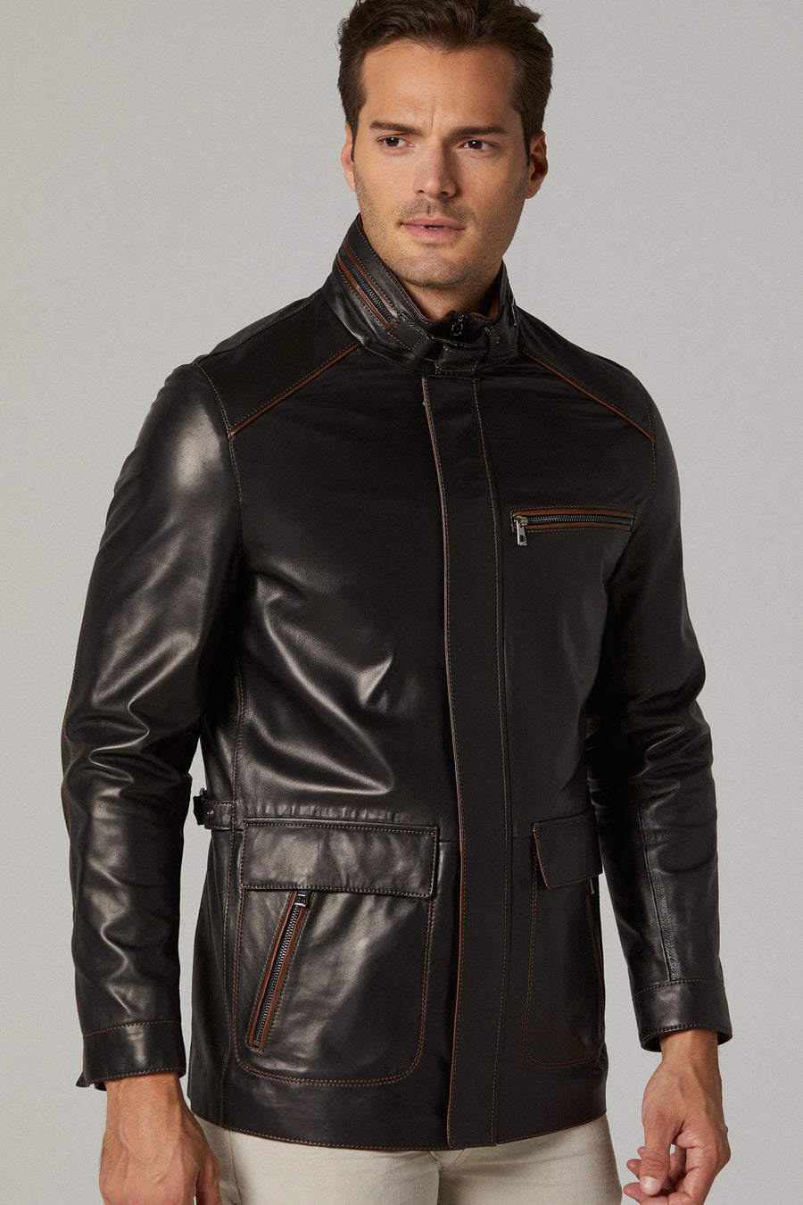 Casilla Men's Leather Jacket