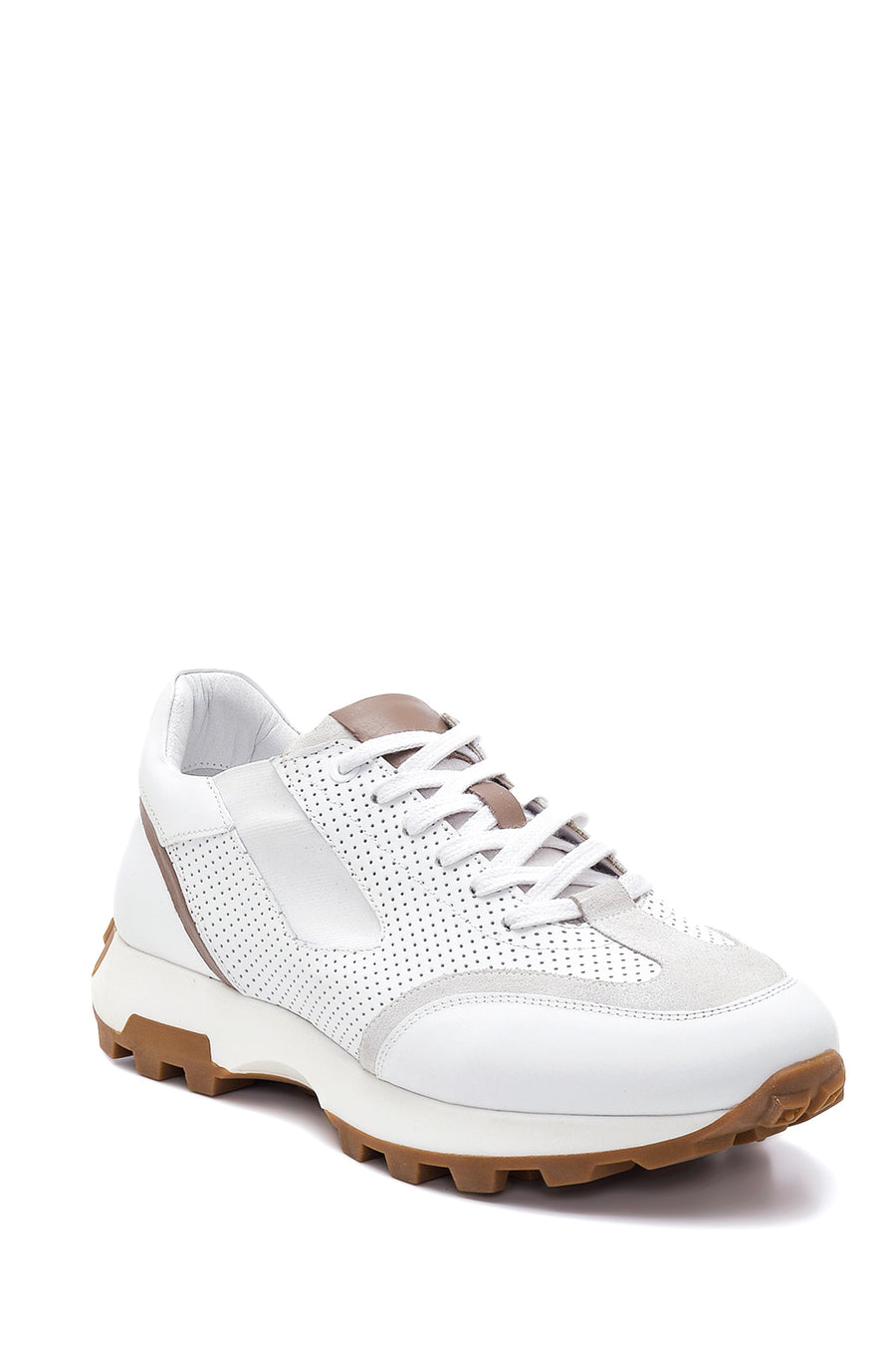 Men's Leather Patterned Sneaker