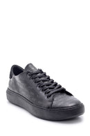 Men's Leather Printed Sneaker | Derimod