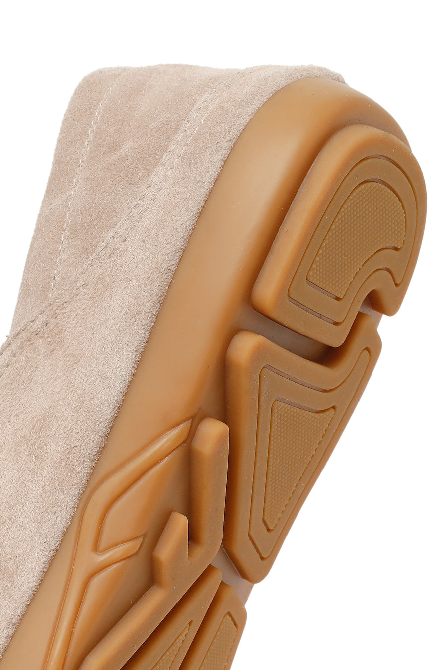 Male Beige Suede Leather Loafer