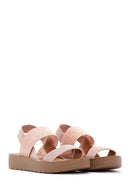 Women's Pink Thick Soled Sandals | Derimod