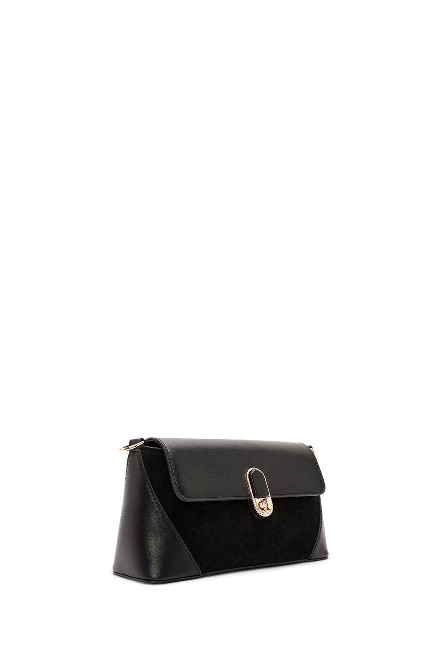 Women's Black Long Strap Shoulder Bag