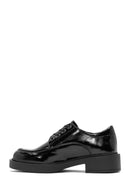 Women's Black Lace-Up Leather Oxford Shoes | Derimod