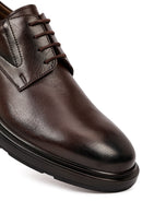 Men's Brown Lace-Up Leather Casual Shoes | Derimod