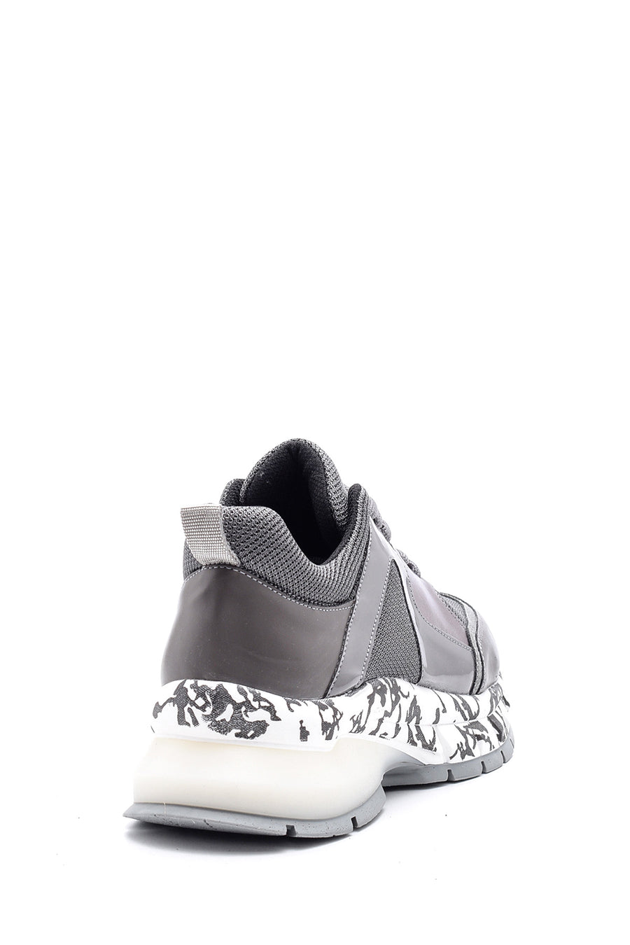 Women's High-Sole Patterned Sneaker