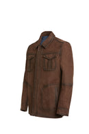 Varane Men's Leather Jacket | Derimod