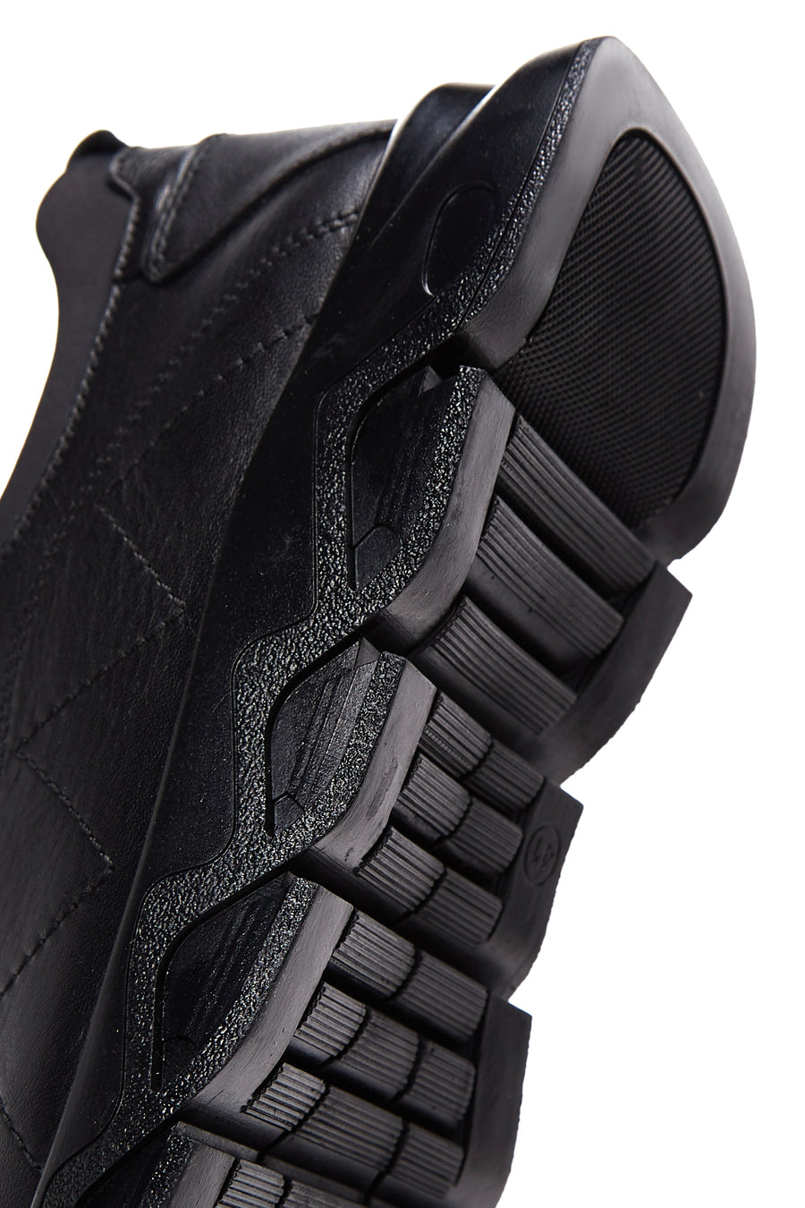 Erkek Siyah Deri Casual Sneaker
