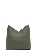 Women's Green Short and Long Strap Shoulder Bag | Derimod