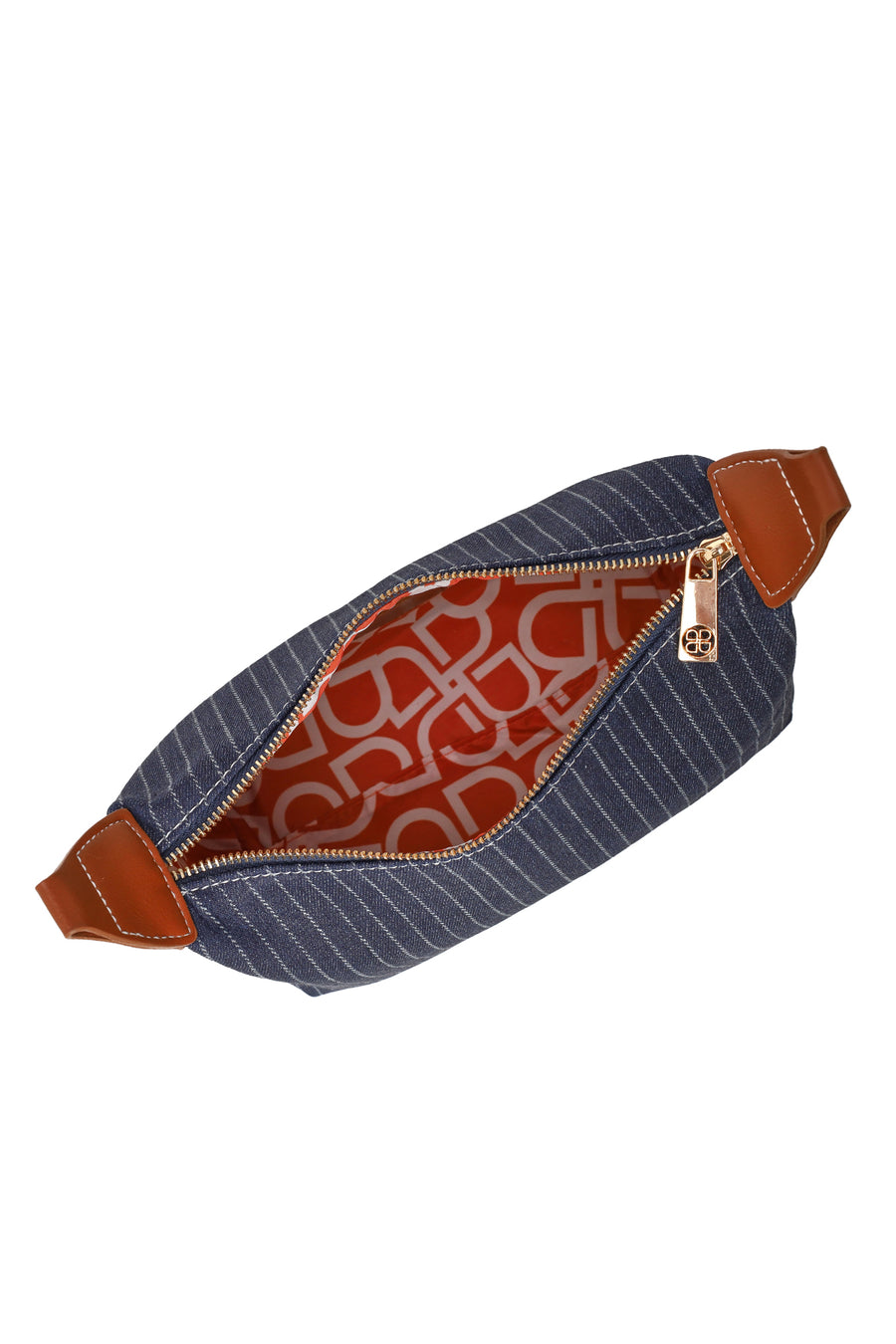 Woman Blue Jean Long-Strap Shoulder Bag