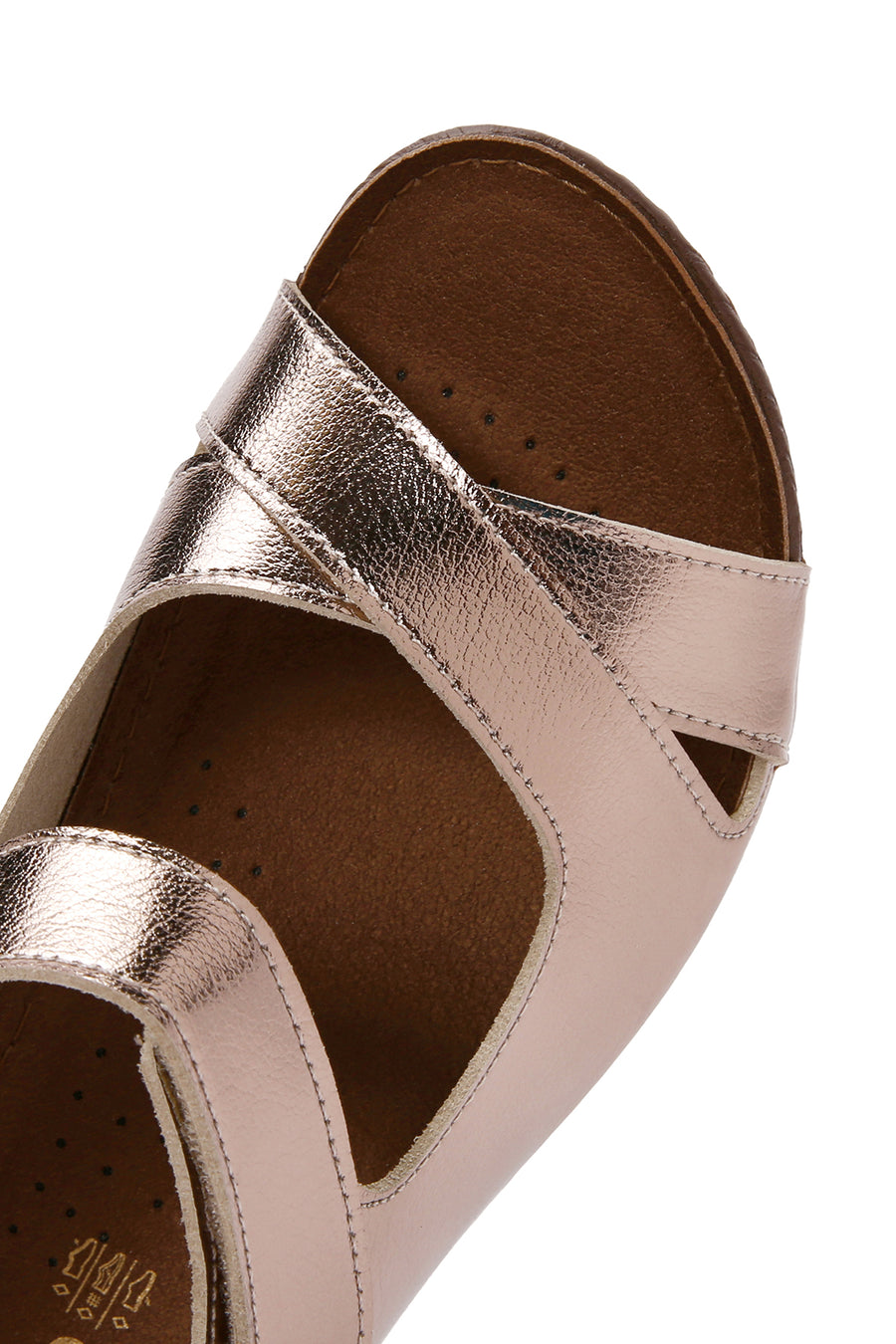 Kadın Bronz Bantlı Comfort Sandalet