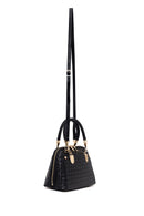 Woman Black Long-Strap Knitted Classic Shoulder Bag | Derimod