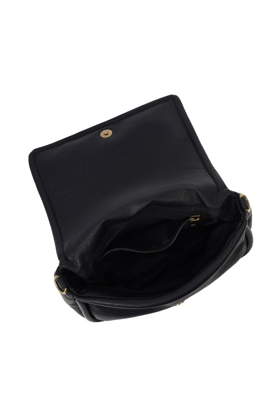 Women's Black Long Strap Crossbody Bag