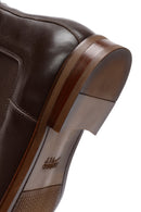 Men's Brown Leather Chelsea Boots | Derimod