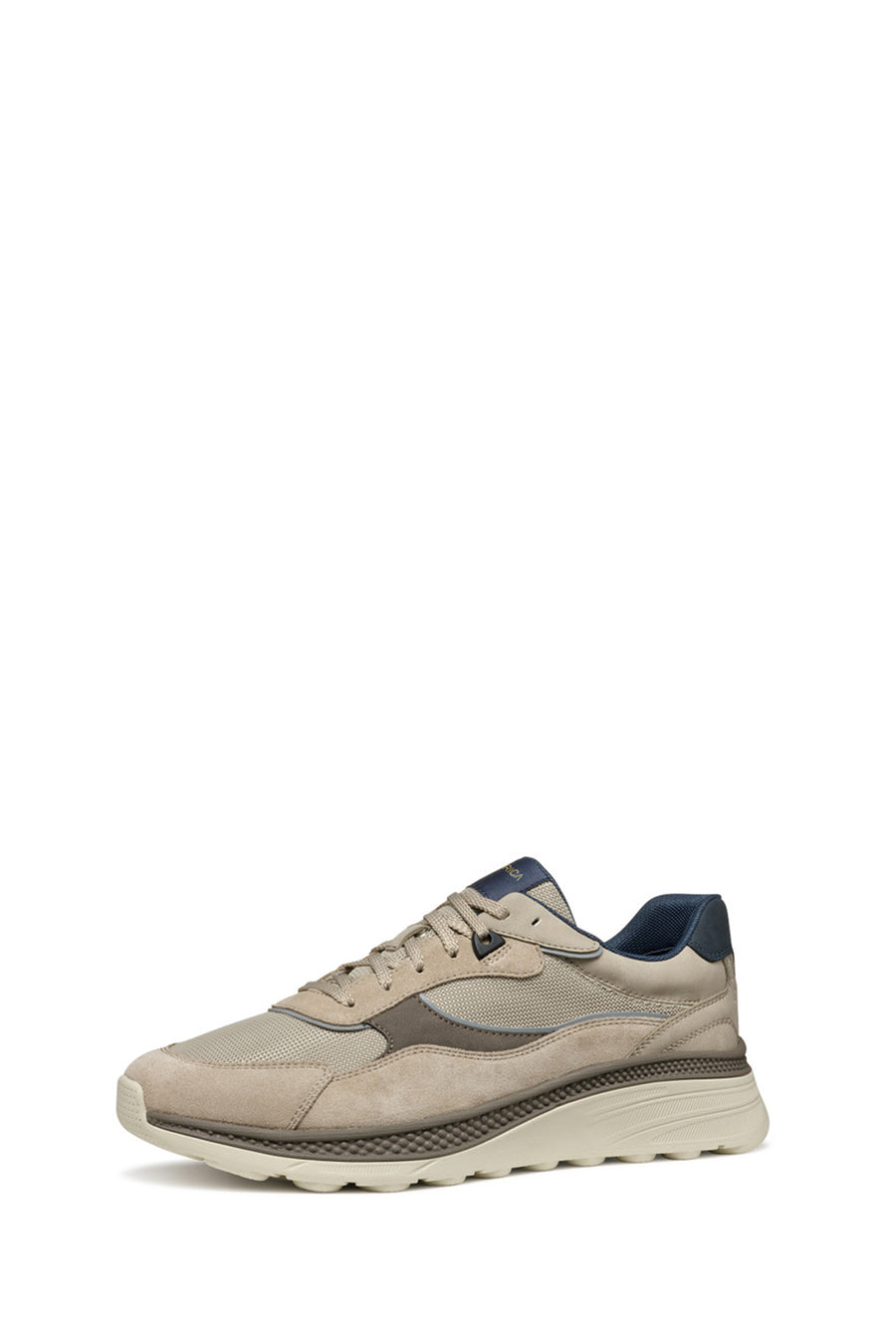 Geox Erkek Bej U Spherica Actif X1 A - Mes Su Bağcıklı Sneaker