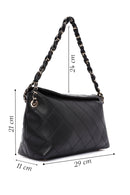 Women's Black Printed Shoulder Bag | Derimod