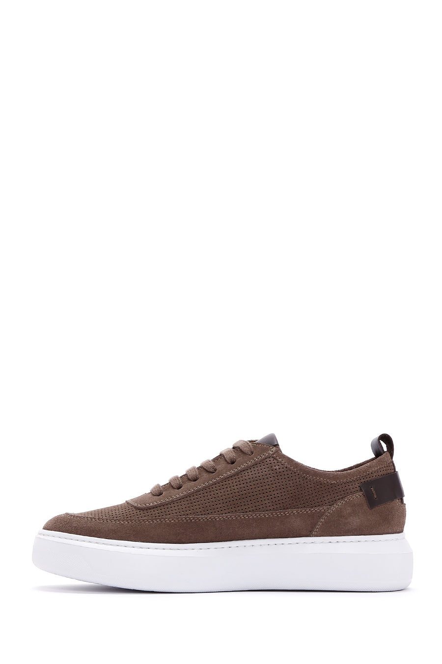 Male Mink Lace-up Suede Leather Sneaker