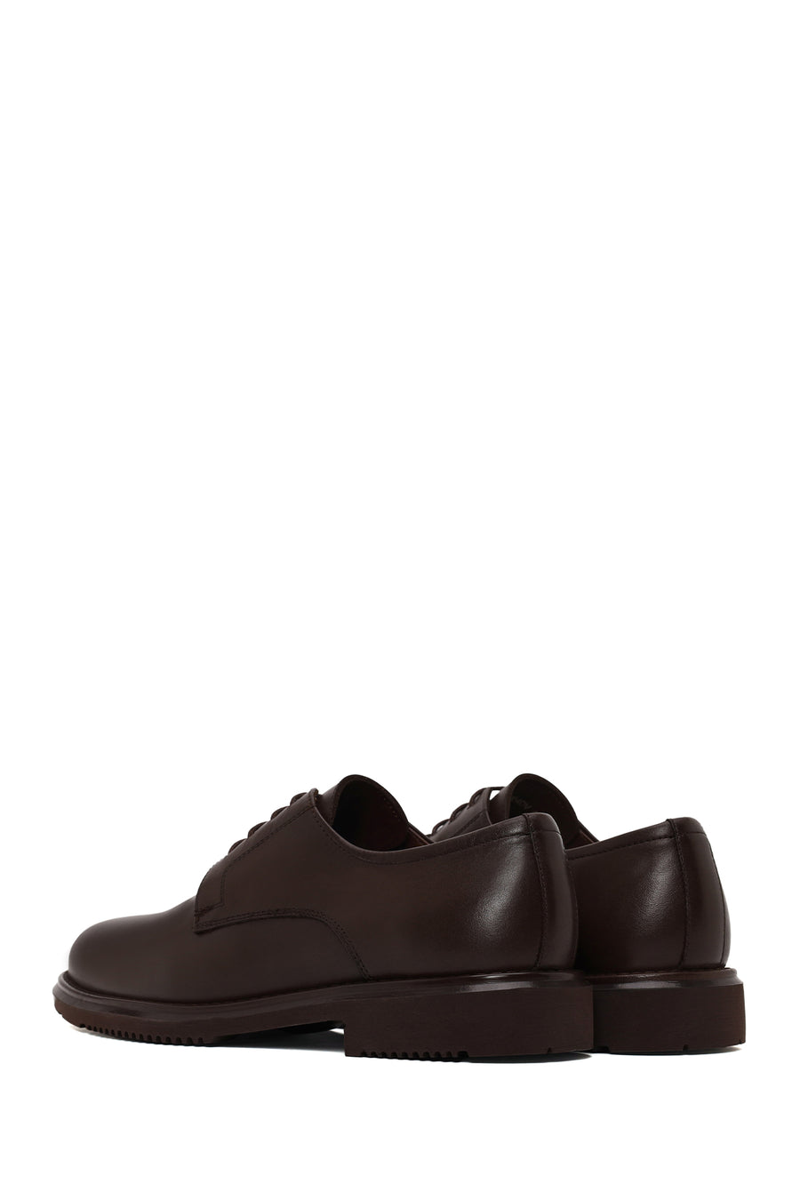 Male Brown Lace-up Leather Casual Shoes