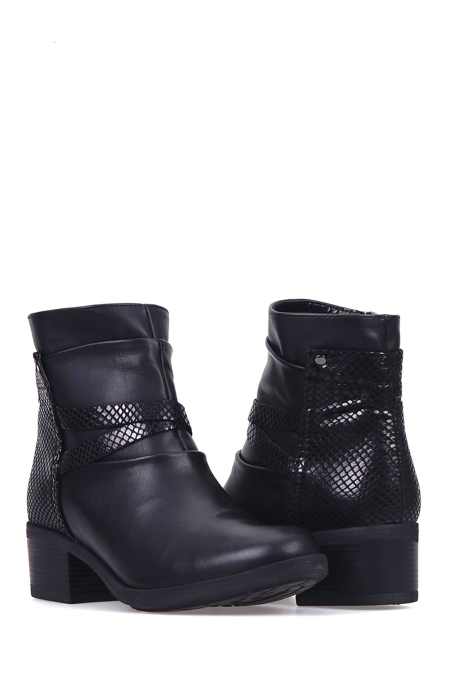 Crocodile Patterned Women's Boots