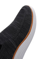 Men's Black Thick Soled Sneaker | Derimod