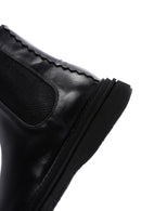 Men's Black Leather Chelsea Boots | Derimod