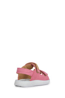 Geox Baby Girl Pink Lightfloppy Strappy Fabric Sandals | Derimod