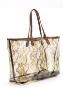 Women's Crocodile Patterned Transparent Bag | Derimod