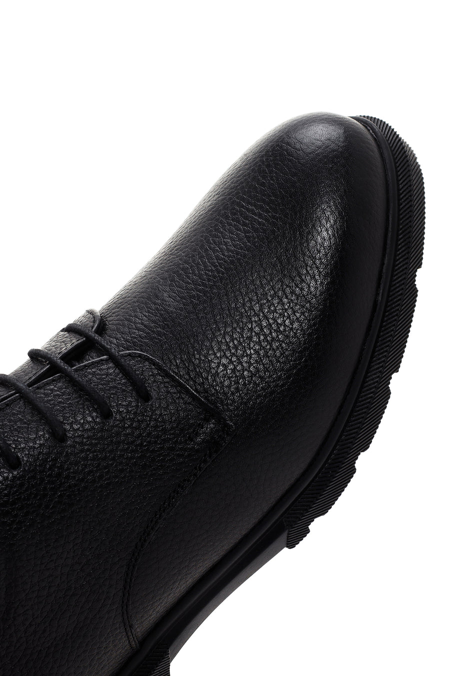 Men's Black Leather Casual Shoes