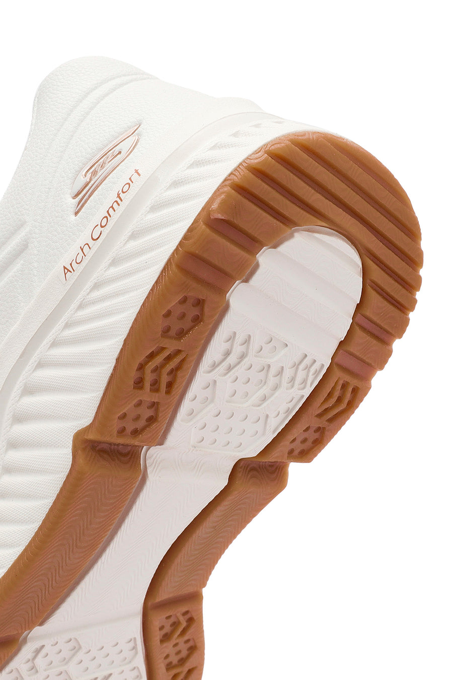 Skechers Kadın Beyaz Bobs Arch Comfort Bağcıklı Kalın Tabanlı Deri Sneaker