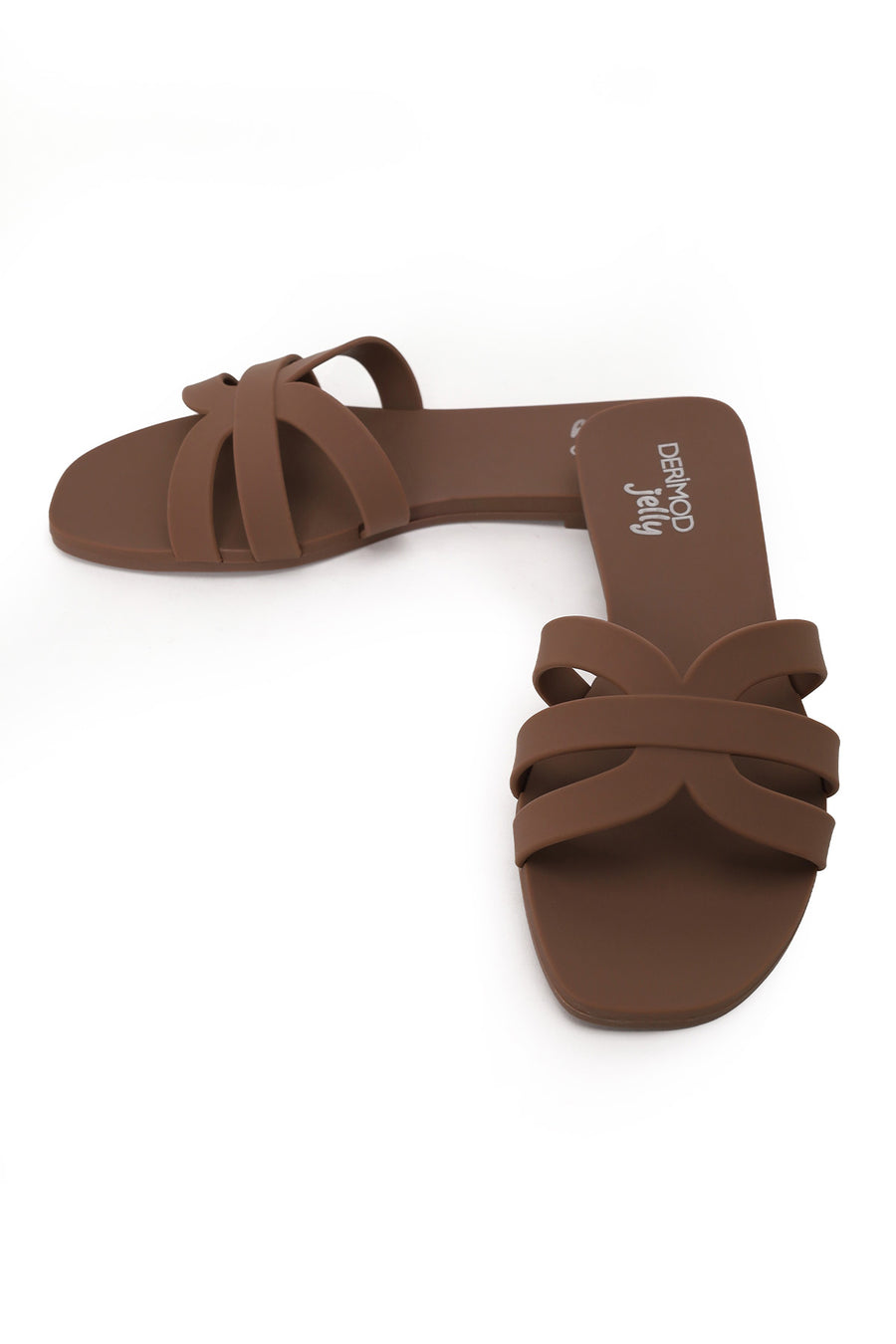 Woman Brown Jelly Slipper