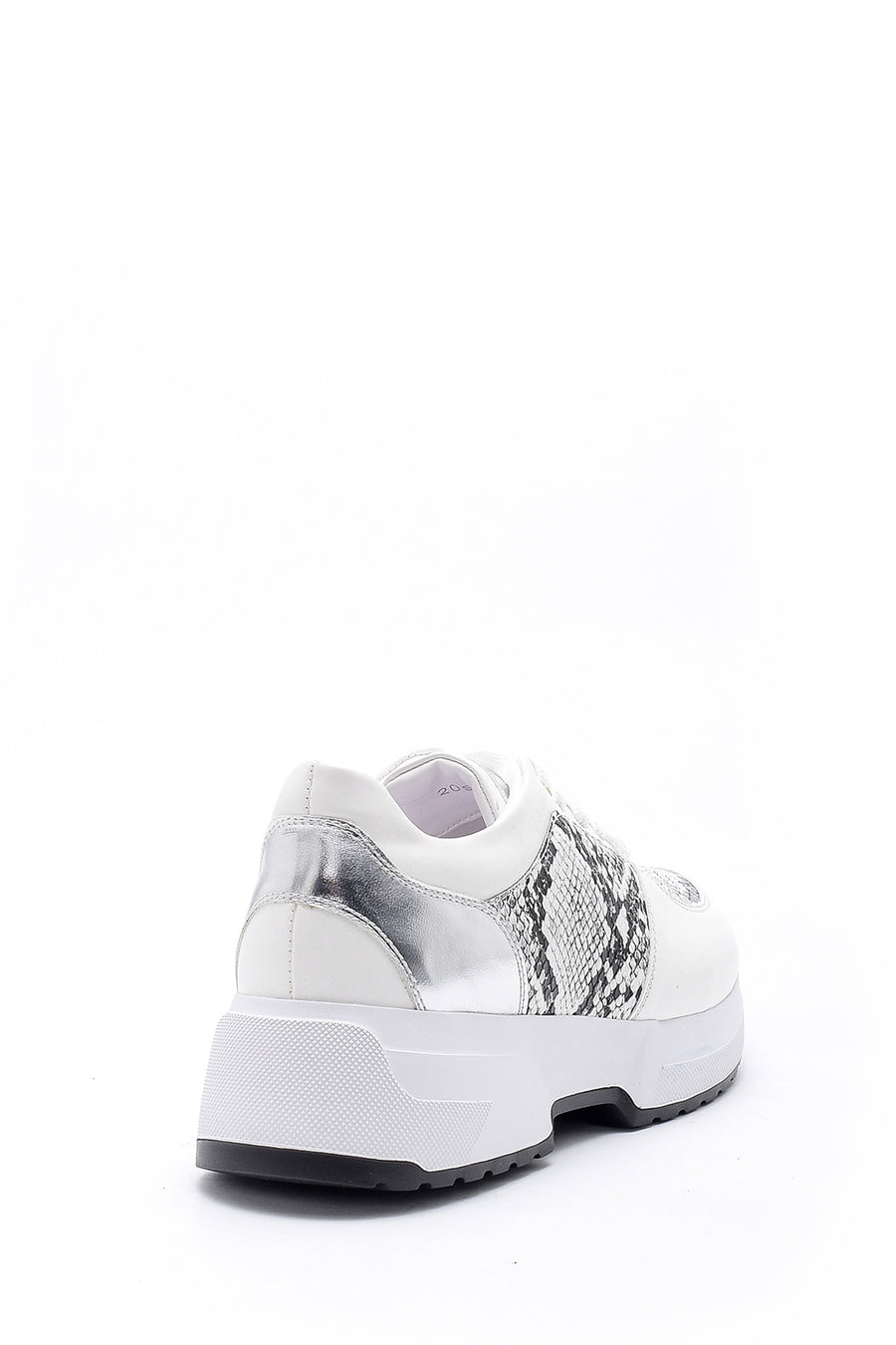 Kadn Yılan Derisi Detaylı Sneaker