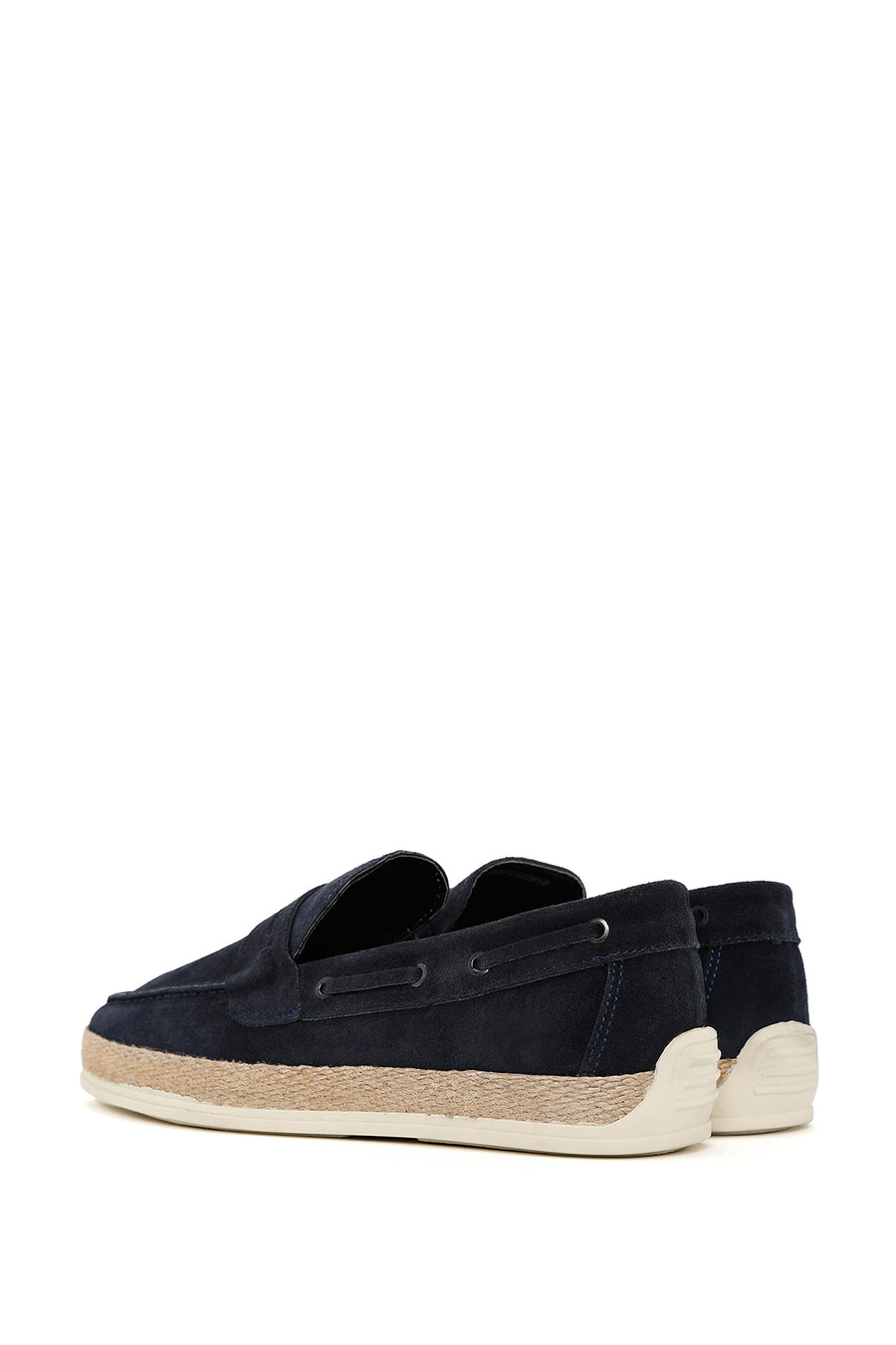 Men's Navy Blue Suede Leather Casual Loafer
