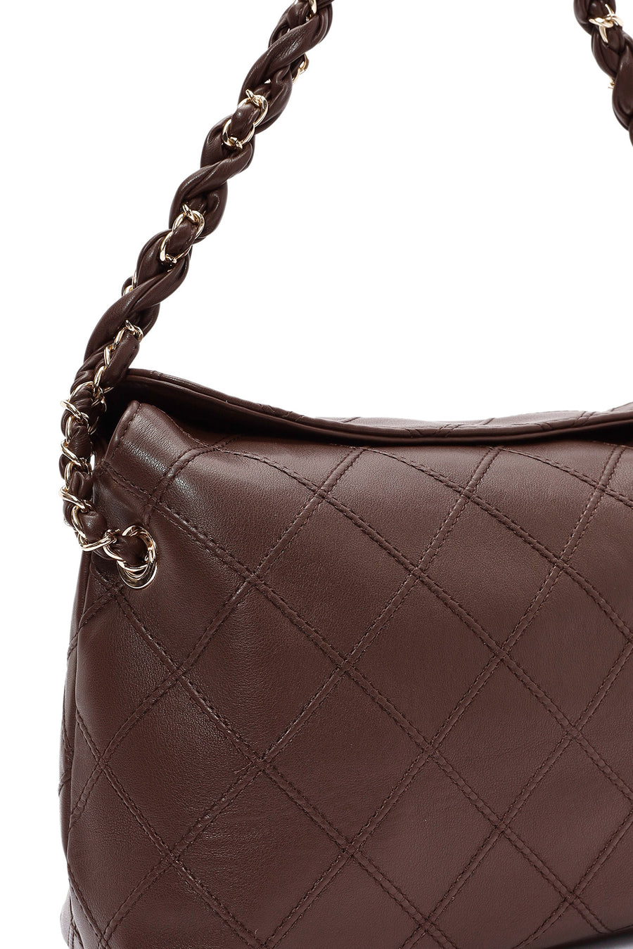 Women's Brown Printed Shoulder Bag