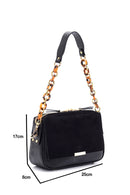 Women's Suede Shoulder Bag | Derimod