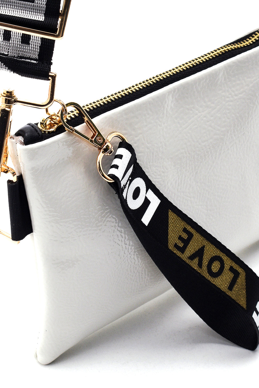 Women's White Portfolio Bag