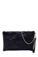 Women's Black Patterned Portfolio | Derimod