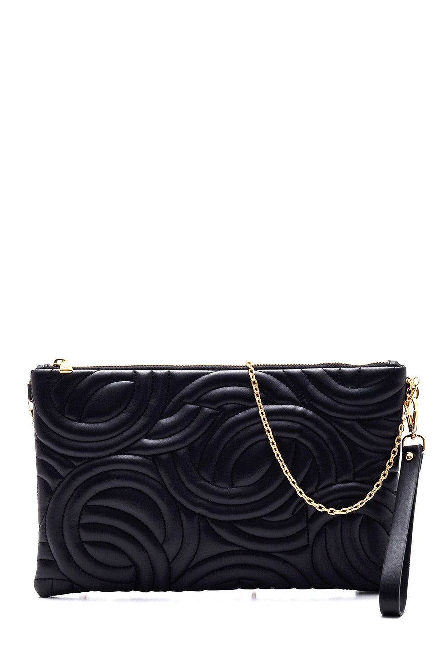 Women's Black Patterned Portfolio 22SBD231018 | Derimod