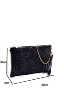 Women's Black Patterned Portfolio | Derimod