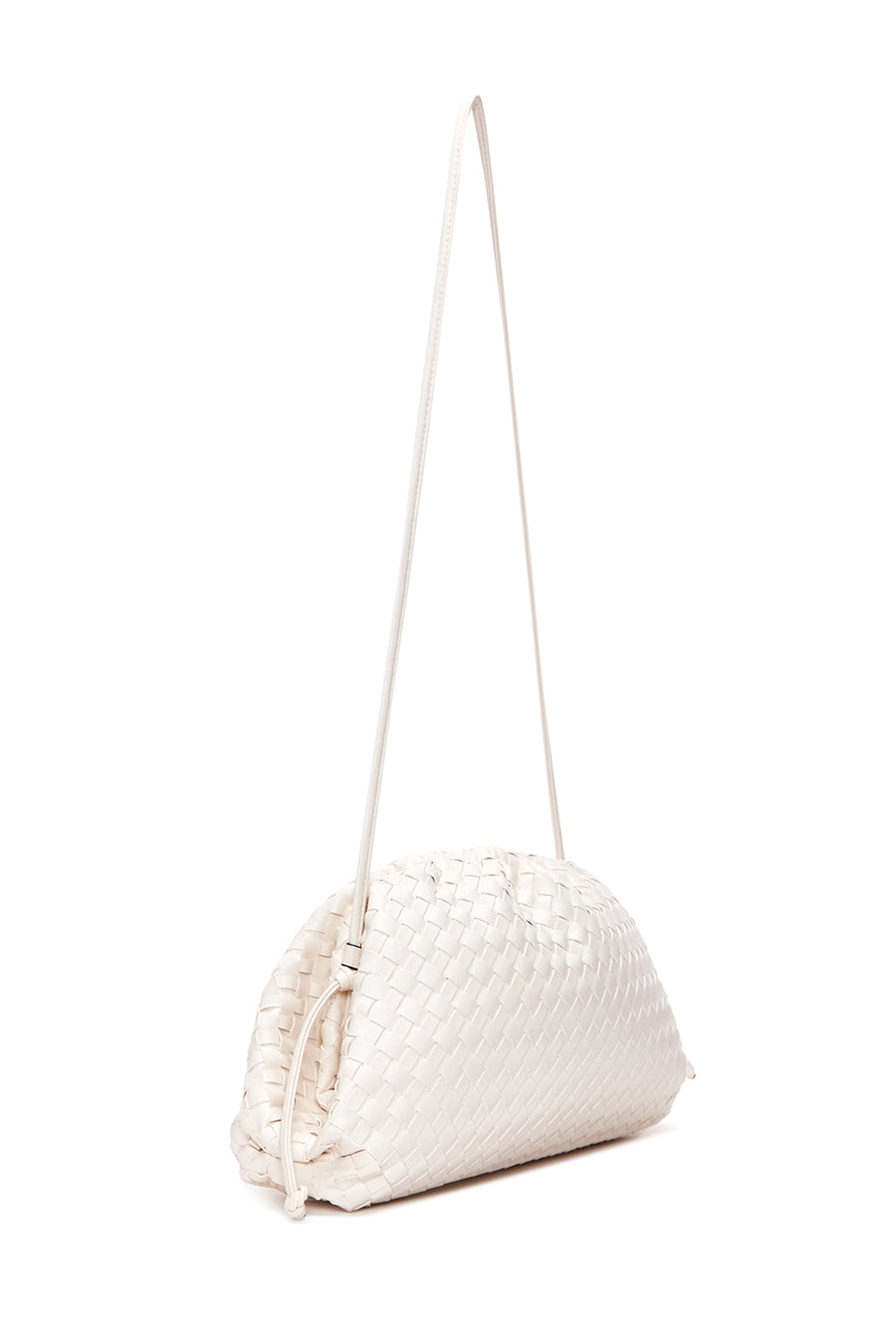 Women's Beige Knitted Shoulder Bag