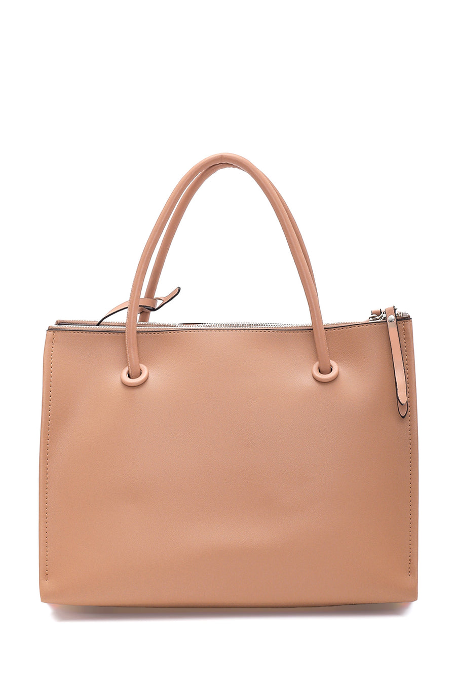Women's Brown Faux Leather Shoulder Bag
