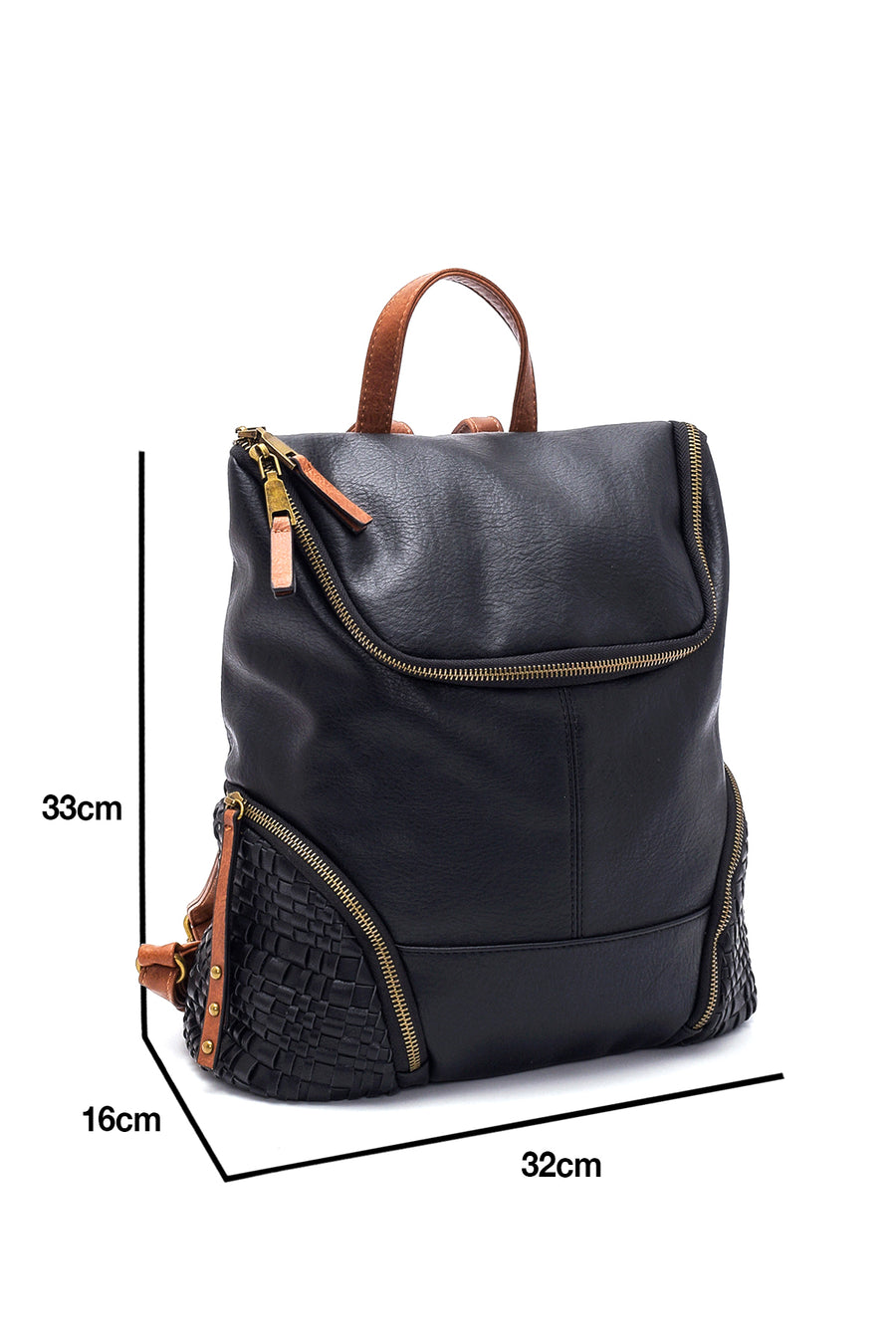 Women's Knitted Detailed Backpack