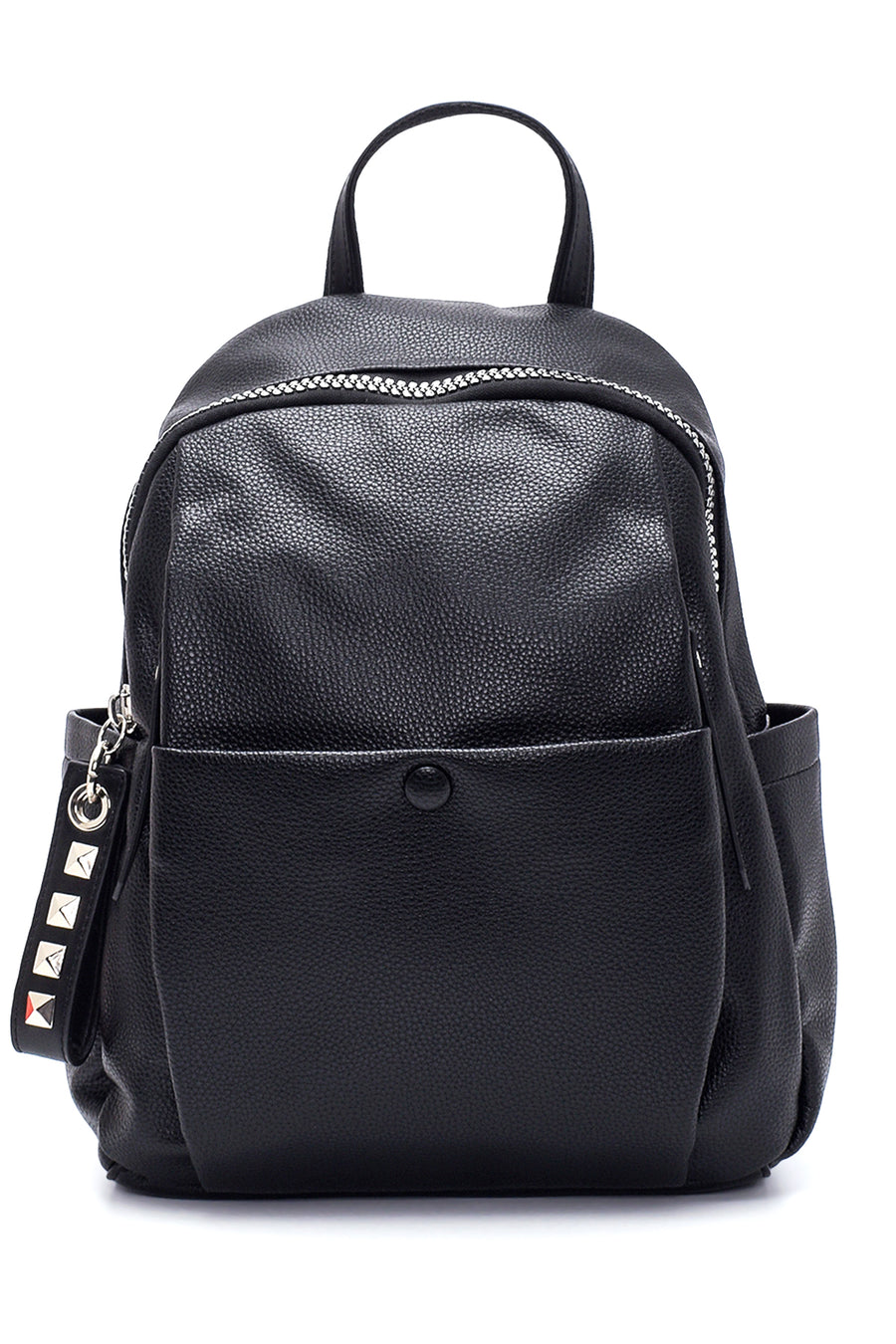 Women's Black Faux Leather Backpack 22SBD2465FT | Derimod