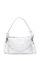 Women's White Quilted Shoulder Bag | Derimod