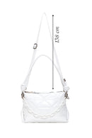 Women's White Quilted Shoulder Bag | Derimod