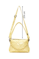Women's Yellow Quilted Shoulder Bag | Derimod