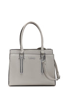 Women's Gray Faux Leather Handbag | Derimod