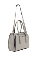 Women's Gray Faux Leather Handbag | Derimod