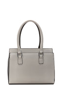 Women's Gray Faux Leather Handbag | Derimod