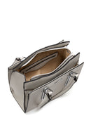 Women's Gray Faux Leather Handbag | Derimod